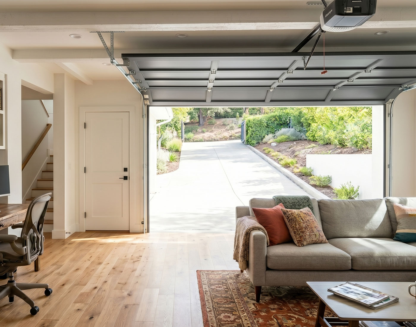 Garage conversion living space